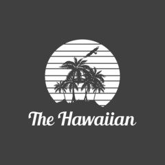 vector, symbol hawaiian island
