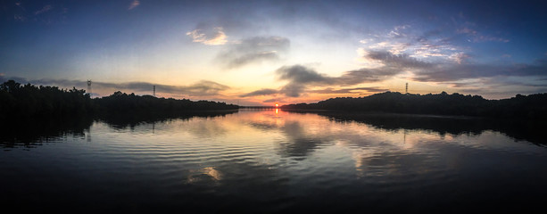 Sunrise on the Tennessee River