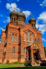 Fototapeta na wymiar Vvedensky convent in Ivanovo, Russia