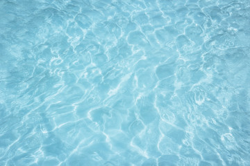 Fototapeta na wymiar Blue pool water texture