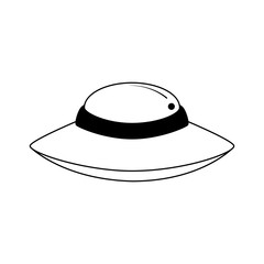 flying saucer icon, flat design