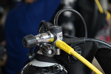detail of a engine
