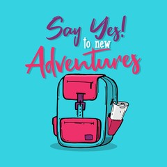 Lettering typography poster motivational quotes