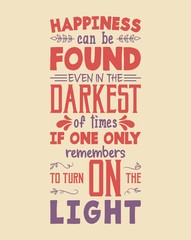 Fototapeta premium Lettering typography poster motivational quotes