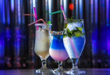 two cocktails on the beach