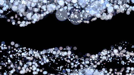 Luxury glitter background. 3d illustration, 3d rendering.