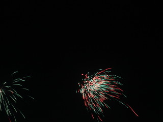 fireworks in the sky