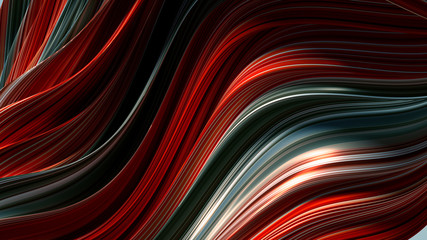 Elegant colored background with lines. 3d illustration, 3d rendering.