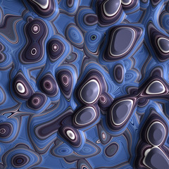 Soft, nice abstract background in bright colors. 3d illustration, 3d rendering.