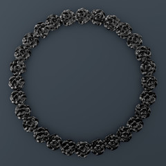 Elegant autumn background. 3d illustration, 3d rendering.