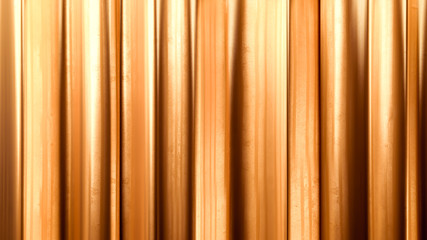 Fototapeta premium Luxury elegant metal gold background. 3d illustration, 3d rendering.