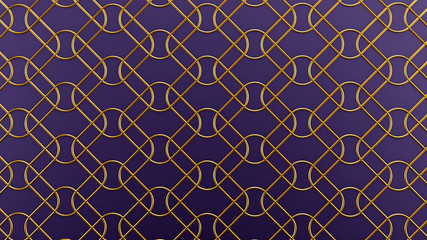 Interior pattern, architectural background. 3d illustration, 3d rendering.
