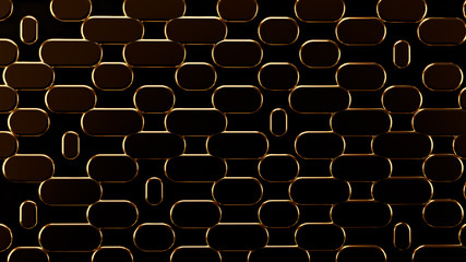 Obraz premium Interior pattern, architectural background. 3d illustration, 3d rendering.