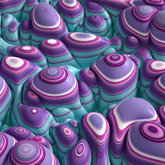 Soft, nice abstract background in bright colors. 3d illustration, 3d rendering.