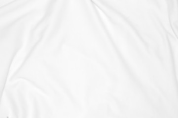 Fototapeta na wymiar Wrinkles on white fabrics abstract background