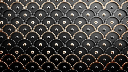 Obraz premium Interior pattern, architectural background. 3d illustration, 3d rendering.
