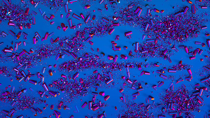 Luxury glitter background. 3d illustration, 3d rendering.