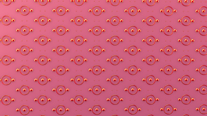 Interior pattern, architectural background. 3d illustration, 3d rendering.