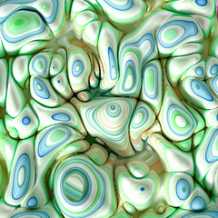 Soft, nice abstract background in bright colors. 3d illustration, 3d rendering.