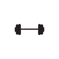 Barbell logo design vector template