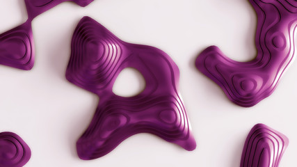 Interior pattern, architectural background. 3d illustration, 3d rendering.