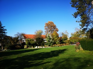 Fototapeta na wymiar Fernitz Steiermark im Herbst