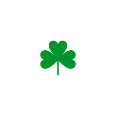 Clover leaf icon logo design vector template