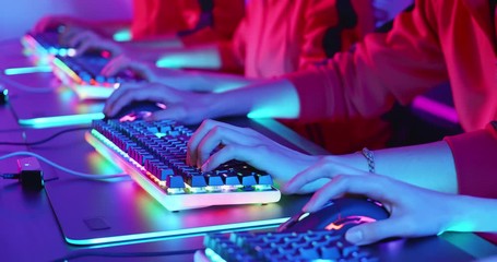 pro cyber sport gamers team