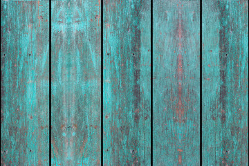 green wood background,plank or wall texture