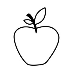 Isolated apple icon vector design