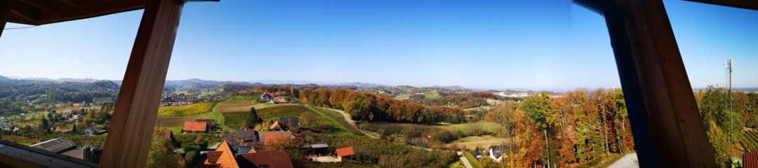 Fototapeta na wymiar Herbst in der Steiermark