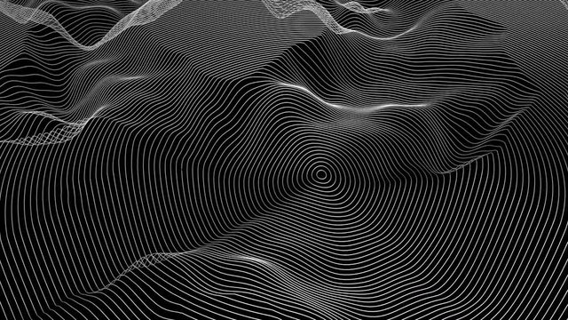 Abstract Wires Looping Background