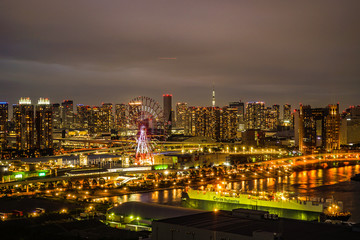 Fototapeta na wymiar 東京・お台場から見える東京の夜景