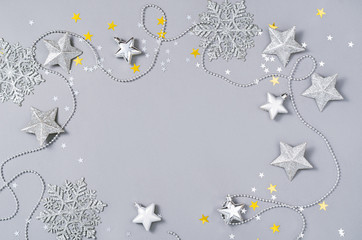Christmas holiday background. Xmas background top view.