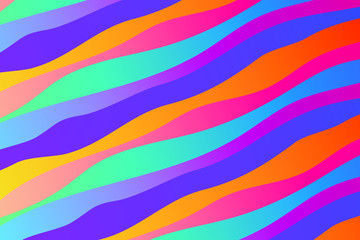 Colorful background with curved lines. Pattern design for banner, poster, flyer, card, cover, brochure