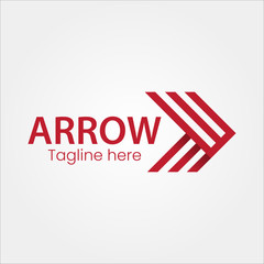 abstract arrow brand Next statistic successful logo icon template 
