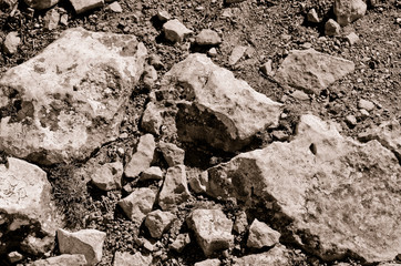 rock in desert