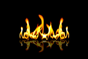 Fire flames background