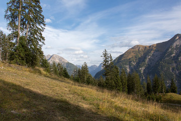 Obraz premium Das Lechtal im Herbst