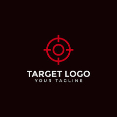 Target, Aim, Shot, Focus Logo Design Template