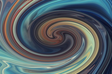 Fototapeta premium Abstract spiral texture illustration. Color Waves background. Modern design for banner, flyer, poster, wallpaper, brochure, smartphone screen.