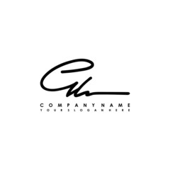 GL initials signature logo. Handwriting logo vector templates. Logo for business, beauty, fashion, signature