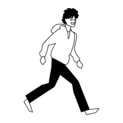 Avatar man person vector design