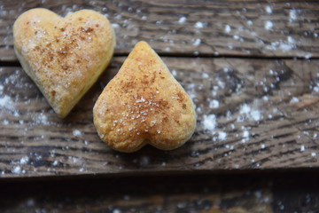 cookies of different shapes sprinkled with sand