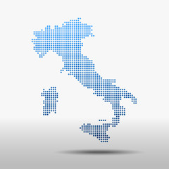 Fototapeta na wymiar map of Italy