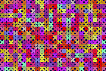 Colorful mosaic covers design. Minimal geometric pattern background. Eps10 vector