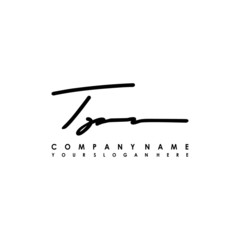 TP initials signature logo. Handwriting logo vector templates. Logo for business, beauty, fashion, signature