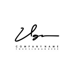 VG initials signature logo. Handwriting logo vector templates. Logo for business, beauty, fashion, signature