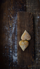 cookies of different shapes sprinkled with sand