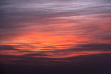 Dramatic sky with clouds